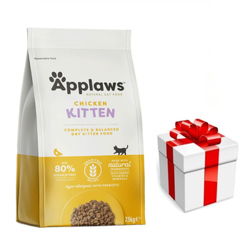 Applaws Kitten Κοτόπουλο Κοτόπουλο Ξηρή τροφή για γατάκια 7.5kg + ΈΚΠΛΗΞΗ ΓΙΑ ΤΗ ΓΆΤΑ