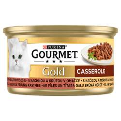 Purina Gourmet Gold πάπια και γαλοπούλα σε σάλτσα 85g