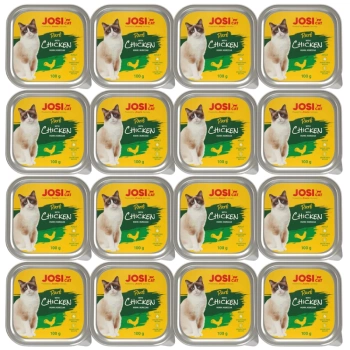JOSERA JosiCat Πατέ με κοτόπουλο 16x100g