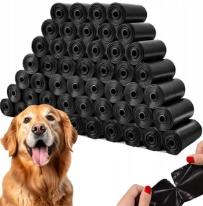 NUXIE Σακουλάκια για περιττώματα σκύλων μαύρα 10x15 τεμ.