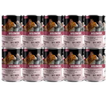 PetRepublic Φέτες βοδινού κρέατος σε λεπτή σάλτσα 10x400g