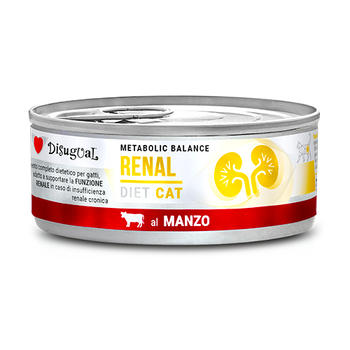 Disugual Υγρή Τροφή για Γάτες Veterinary RENAL Beef (ενήλικη) 85g