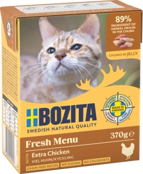 BOZITA Cat Κοτόπουλο ψιλοκομμένο σε ζελέ 370g