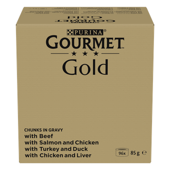 Purina Gourmet Gold Pieces σε μείγμα σάλτσας 96x85g