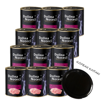 Dolina Noteci Premium για γάτες πλούσιο σε γαλοπούλα 12x400g