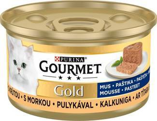 Purina Gourmet Gold Mousse με γαλοπούλα 85g