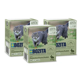 BOZITA Cat Κουνέλι σε σάλτσα 3x370g