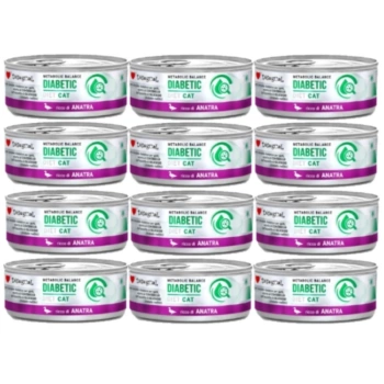 Disugual Υγρή Τροφή για Γάτες Veterinary DIABETIC Πάπια (ενήλικη) 12x85g