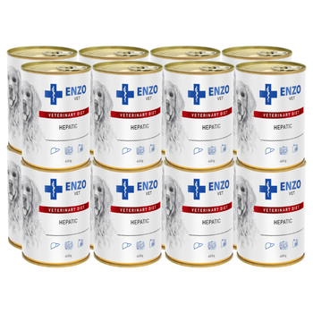 ENZO VET Hepatic για ηπατική νόσο για σκύλους 16x400g