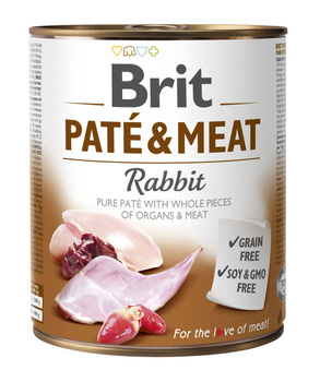 BRIT PATE & Κρέας Κουνέλι 12x800g
