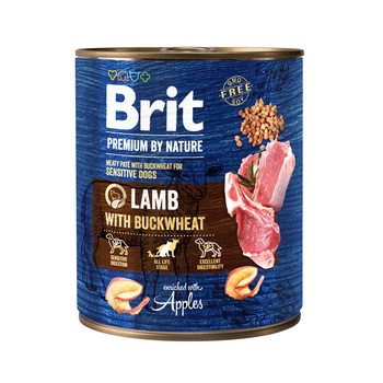 BRIT Premium by Nature Αρνί με σιτάρι 800g