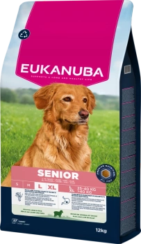 EUKANUBA Mature&Senior Large Lamb & Rice 12kg + δωρεάν έκπληξη για σκύλους