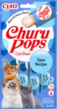 INABA Churu Pops για γάτες με γεύση τόνου 4x15g