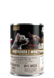 PetRepublic Συκώτι με λαχανικά Κομμάτια κομμένα σε λεπτή σάλτσα 400g