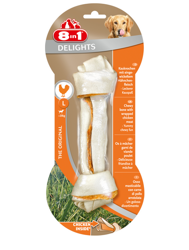 8in1 Delights Dog Chew Bone Κοτόπουλο L 1pc