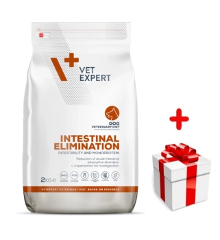 VETEXPERT Veterinary Diet Dog Intestinal Elimination 2kg + έκπληξη για το σκύλο σας ΔΩΡΕΑΝ!