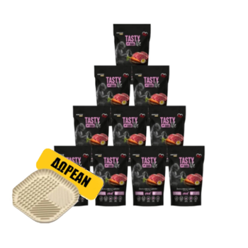Tasty Dogs Life Junior Μοσχαρίσιο πιάτο ζελέ 10x500g