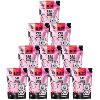BUBU Pets Σιλικόνη μη-συσσωρεύοντας Micro Pink άμμος 10x3.8l