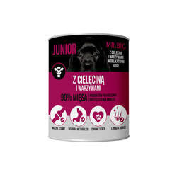 Mr.BIG Junior Chunks σε σάλτσα με μοσχάρι για σκύλους 400g