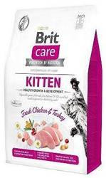 Brit Care Cat Grain-Free Kitten Healthy Growth & Development με κοτόπουλο και γαλοπούλα 2kg