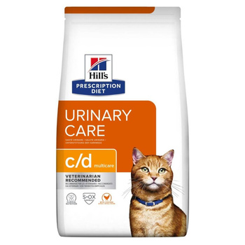 HILL'S PD Prescription Diet Feline c/d Multicare Chicken 8kg + ΈΚΠΛΗΞΗ ΓΙΑ ΤΗ ΓΆΤΑ'