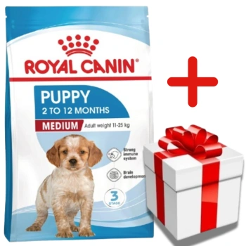ROYAL CANIN Medium Puppy 4kg + ΔΩΡΕΑΝ ΕΚΠΛΗΞΗ ΓΙΑ ΤΟ ΣΚΥΛΟ ΣΑΣ!