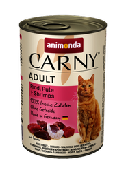 Animonda Cat Carny Adult Beef, Turkey & Prawns 400g