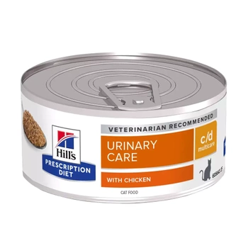 HILL'S PD Prescription Diet Feline c/d Multicare Chicken 156g - κονσέρβα