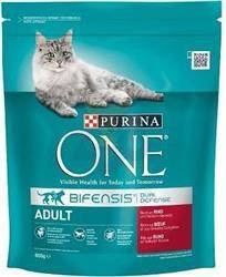 Purina One Cat Adult Food με βοδινό κρέας για γάτες 800g