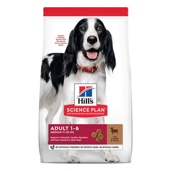 HILL'S SP Science Plan Canine Adult Medium Breed Αρνί και ρύζι 2x14kg