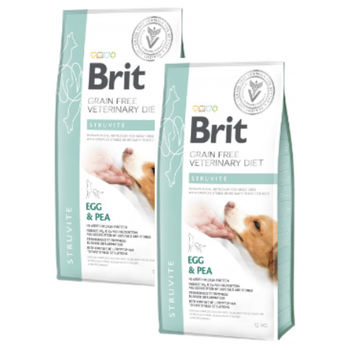 Brit GF κτηνιατρικές δίαιτες για σκύλους Struvite 2x12 kg