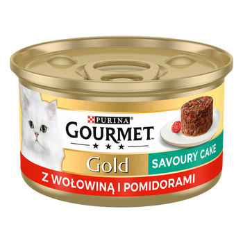 Purina Gourmet Gold βόειο κρέας σε ντομάτα 6x85g