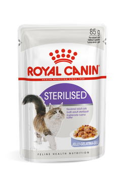 ROYAL CANIN Sterilised 12x85g υγρή τροφή σε σάλτσα για ενήλικες, αποστειρωμένες γάτες