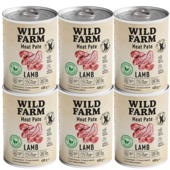 Wild Farm Pate Lamb 6x400g τροφή για σκύλους χωρίς γλουτένη