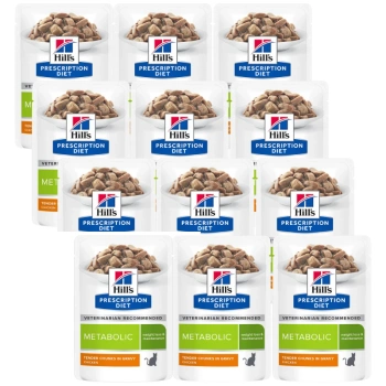 HILL'S PD Prescription Diet Feline Metabolic φακελάκι 12x85g