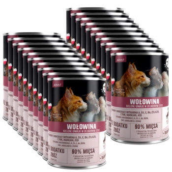 PetRepublic Φέτες βοδινού κρέατος σε λεπτή σάλτσα 20x400g