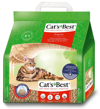 JRS Cats Best Eko Plus - Συσσωρευμένη ξύλινη άμμος 10l / 4.3kg