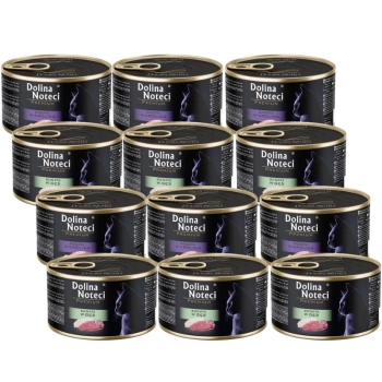 DOLINA NOTECI Premium για γάτα ΜΙΞΗ ΓΕΥΣΕΩΝ 12x185g