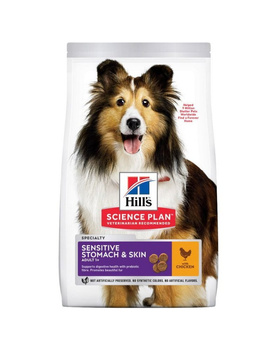 HILL'S Canine Adult Sensitive Stomach&Skin 14 kg + ΈΚΠΛΗΞΗ ΓΙΑ ΤΟ ΣΚΎΛΟ ΣΑΣ