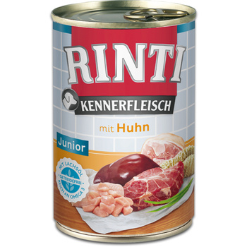 Rinti Kennerfleisch Junior Huhn υγρή τροφή για σκύλους - κοτόπουλο 400g