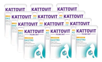Kattovit Gastro κοτόπουλο 12x85g φακελάκι