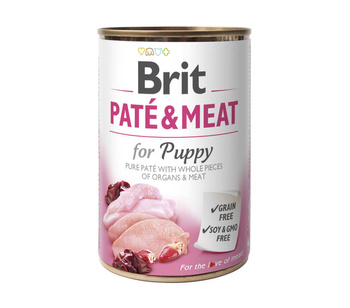 BRIT PATE & MEAT PUPPY 6x400g