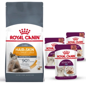 ROYAL CANIN Hair&Skin Care 10kg + 3 φακελάκια υγρής τροφής ΔΩΡΕΑΝ!!!