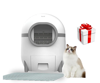 Έξυπνο αυτοκαθαριζόμενο κουτί απορριμάτων γάτας smart app wifi 60l (54 x 54 x 69 cm) + Έκπληξη ΔΩΡΕΑΝ