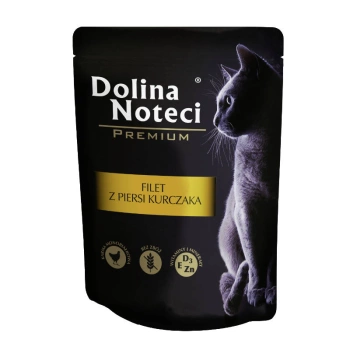 Dolina Noteci Premium φιλέτο στήθους κοτόπουλου για γάτες 85g