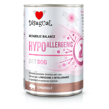 Disugual Karma υγρή τροφή για σκύλους Κτηνιατρική HYPOALLERGENIC Δάσος (ενήλικες) 400g