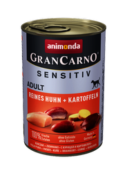 Animonda GranCarno Sensitiv Adult Dog Κοτόπουλο & Πατάτες 400g