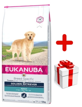 Eukanuba Adult Golden Retriever 12kg + έκπληξη για το σκύλο σας ΔΩΡΕΑΝ!
