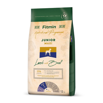 FITMIN Maxi Junior Lamb&Beef 12kg