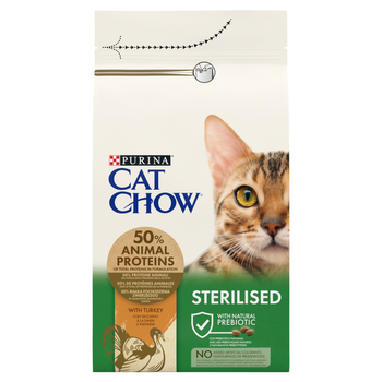 PURINA Cat Chow Sterilised  τροφή με γαλοπούλα 1.5kg